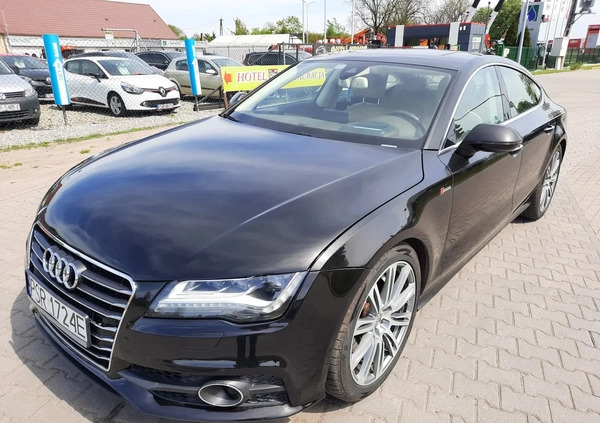 Audi A7 cena 69900 przebieg: 207030, rok produkcji 2013 z Krzanowice małe 781